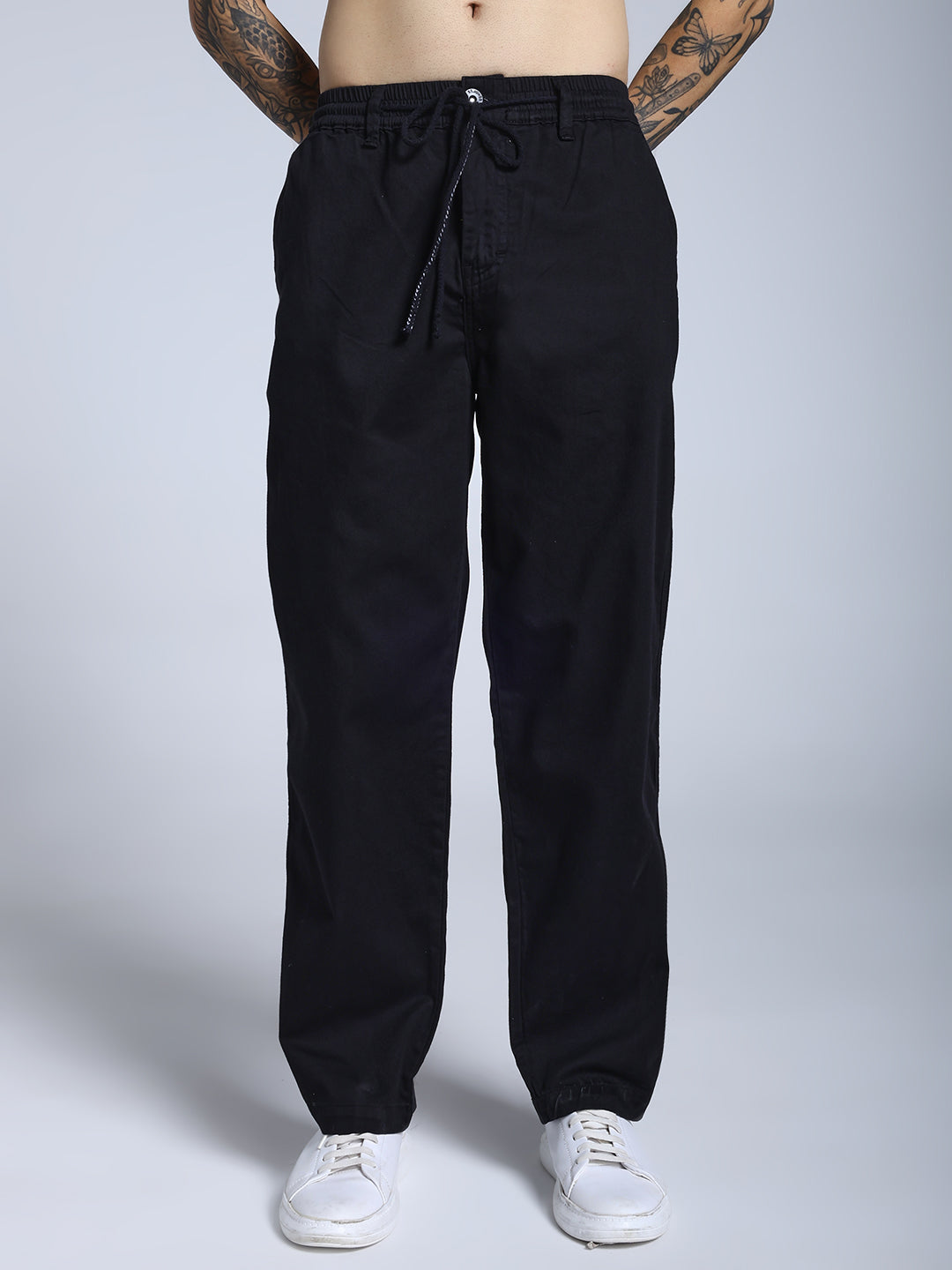 Black loose fit joggs