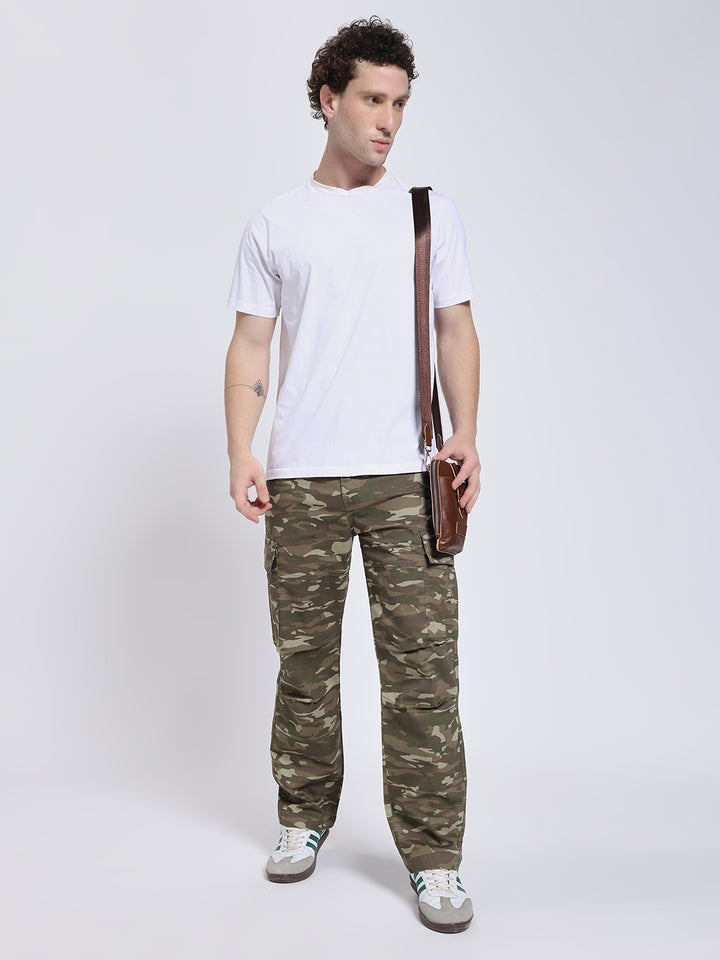 Men's Urban Edge Camouflage straight Cargo Pants – Street Style Utility
