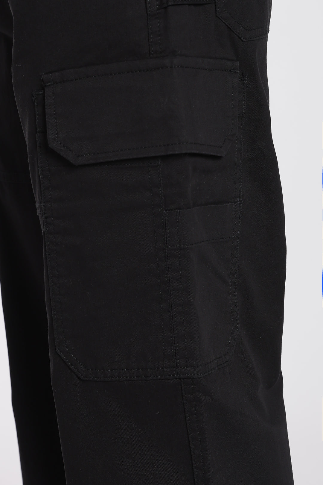 Men's Black Cargo Pants Relaxed Fit