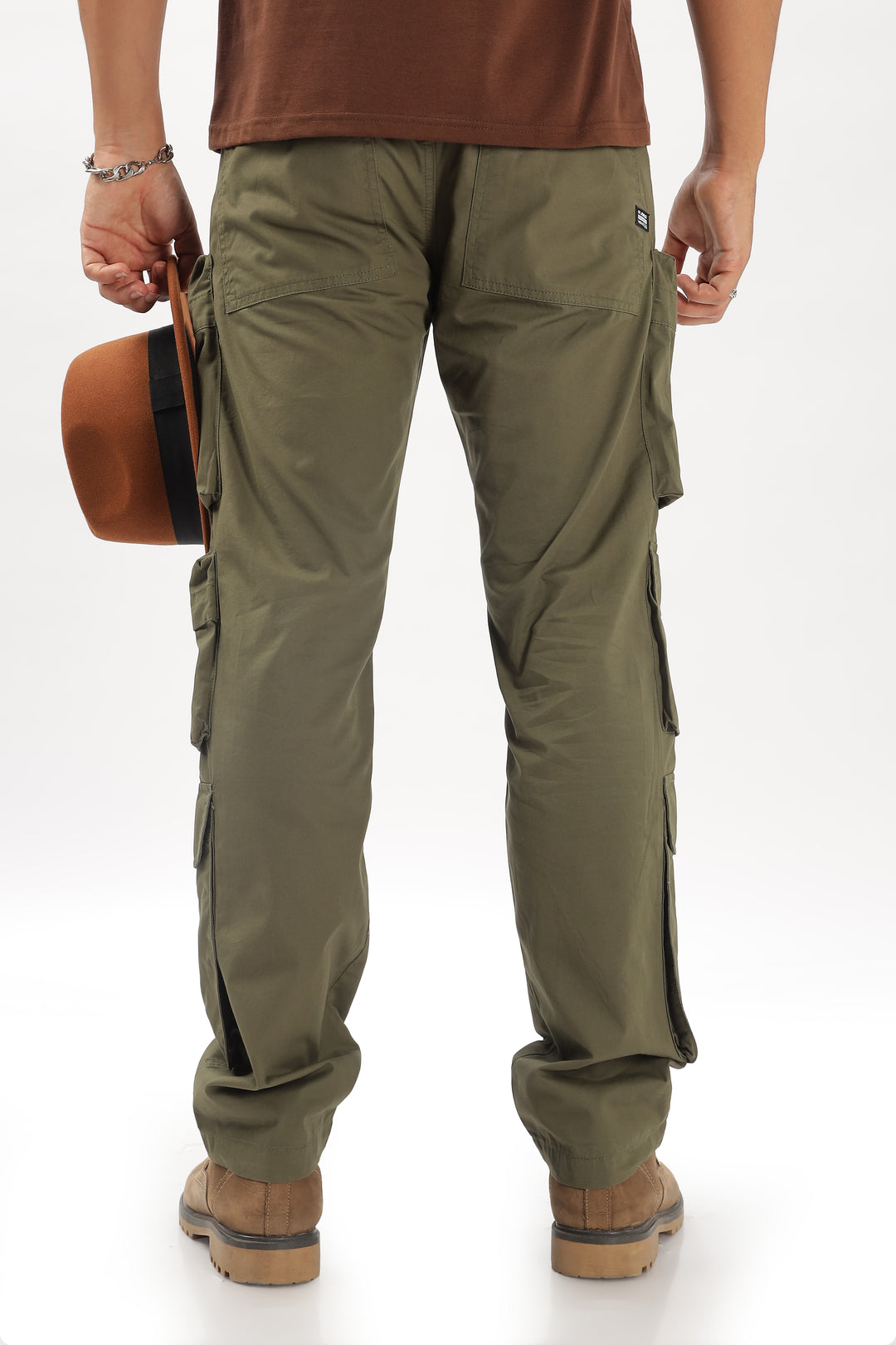 NEW OLIVE MULTI-POCKETS