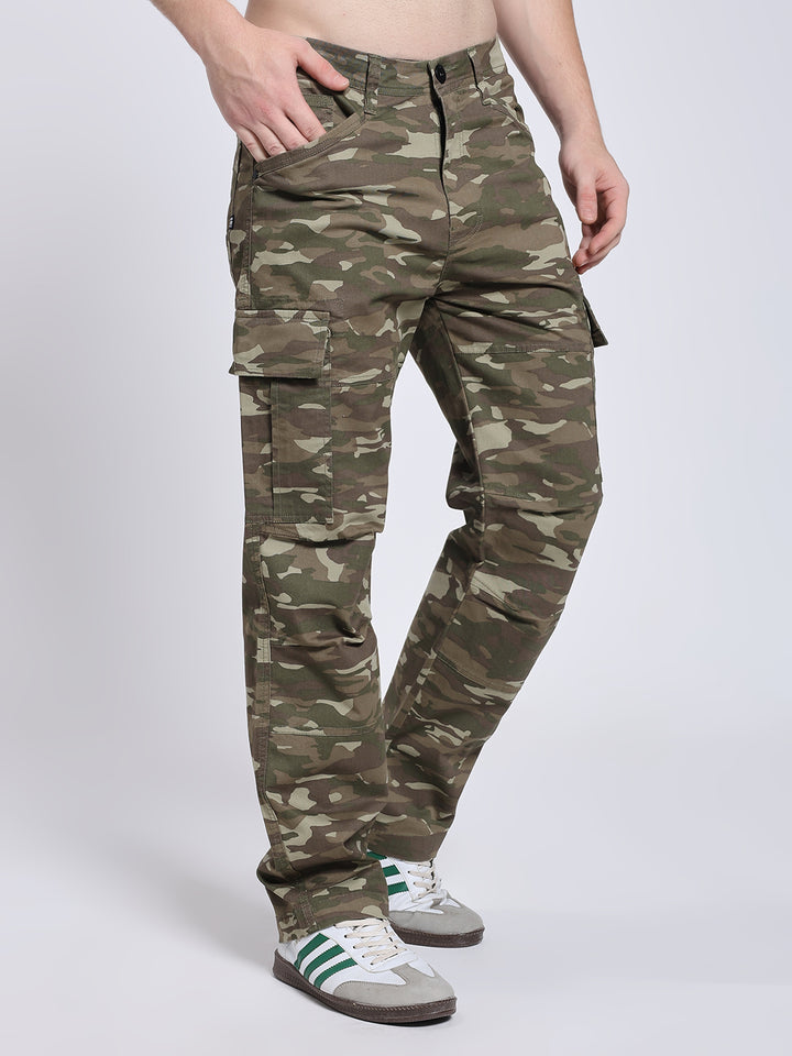 Men's Urban Edge Camouflage straight Cargo Pants – Street Style Utility