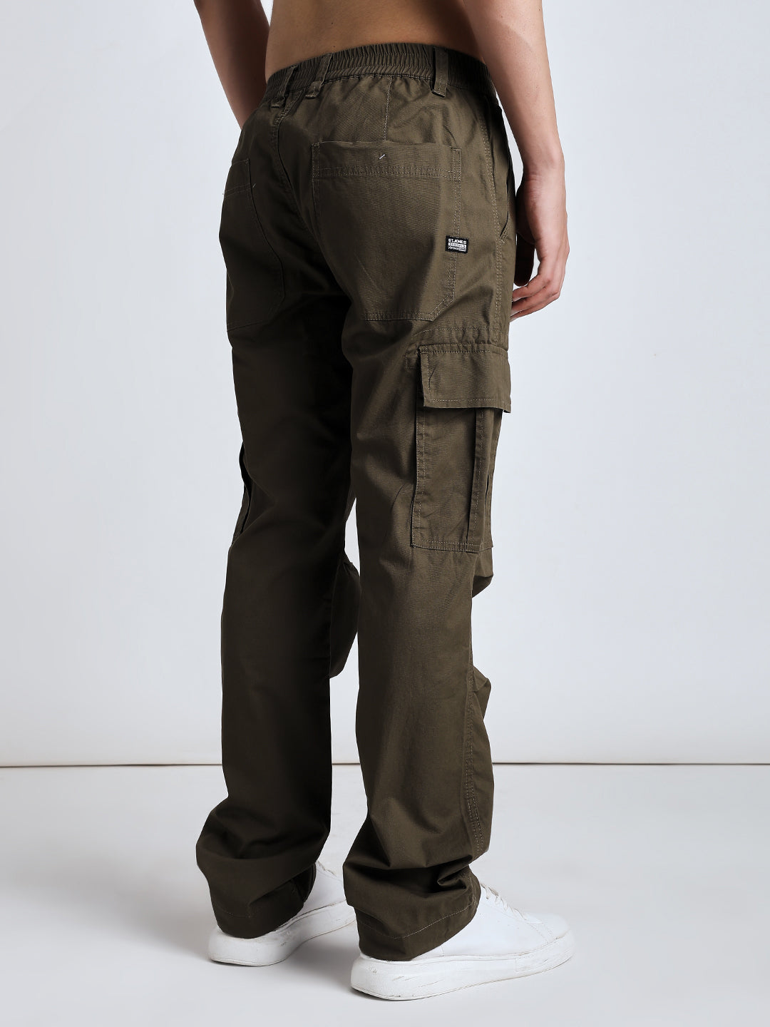 New edition Six pockets straight fit brown