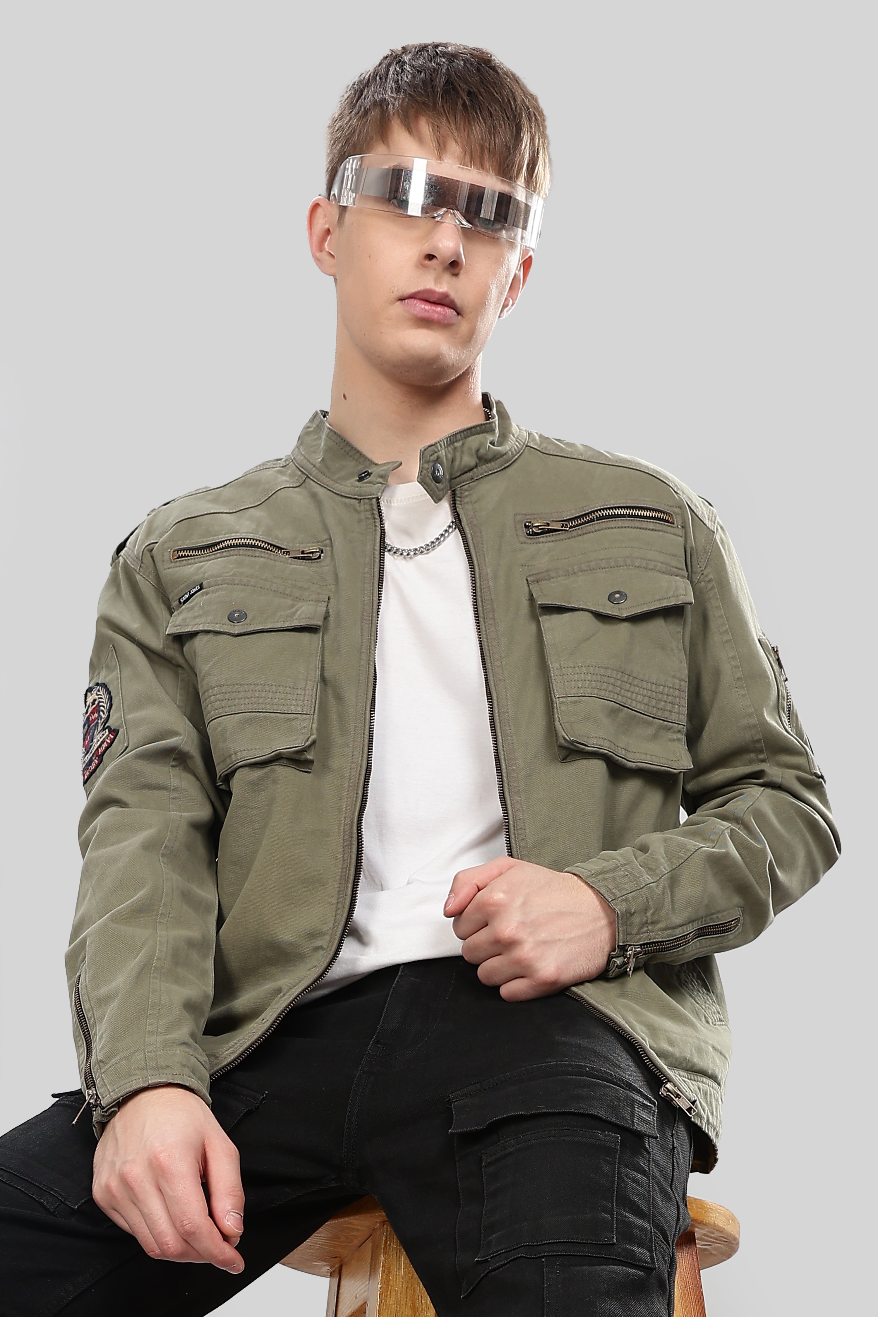 8G UTILITY PULLOVER JACKET L 8gshoot メンズウェア 8G UTILITY