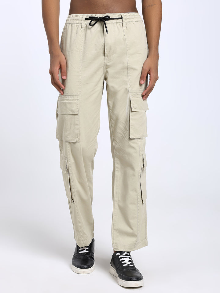 Men's Heritage Snap beige baggy cargo