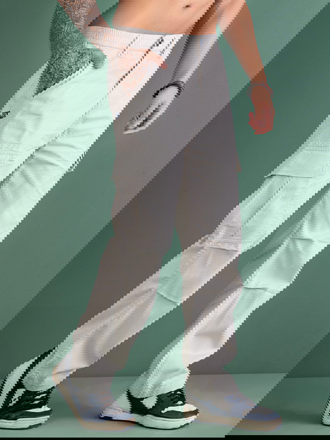 BAGGY CREAM CARGO - Main Image