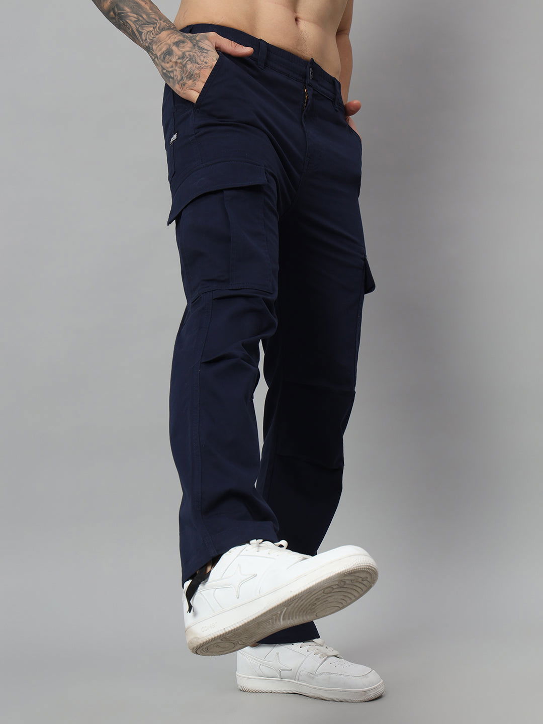 BAGGY NAVY BLUE CARGO - St.Jones