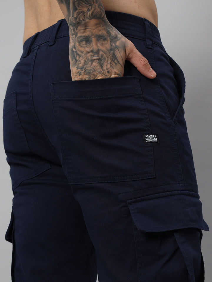 BAGGY NAVY BLUE CARGO - St.Jones