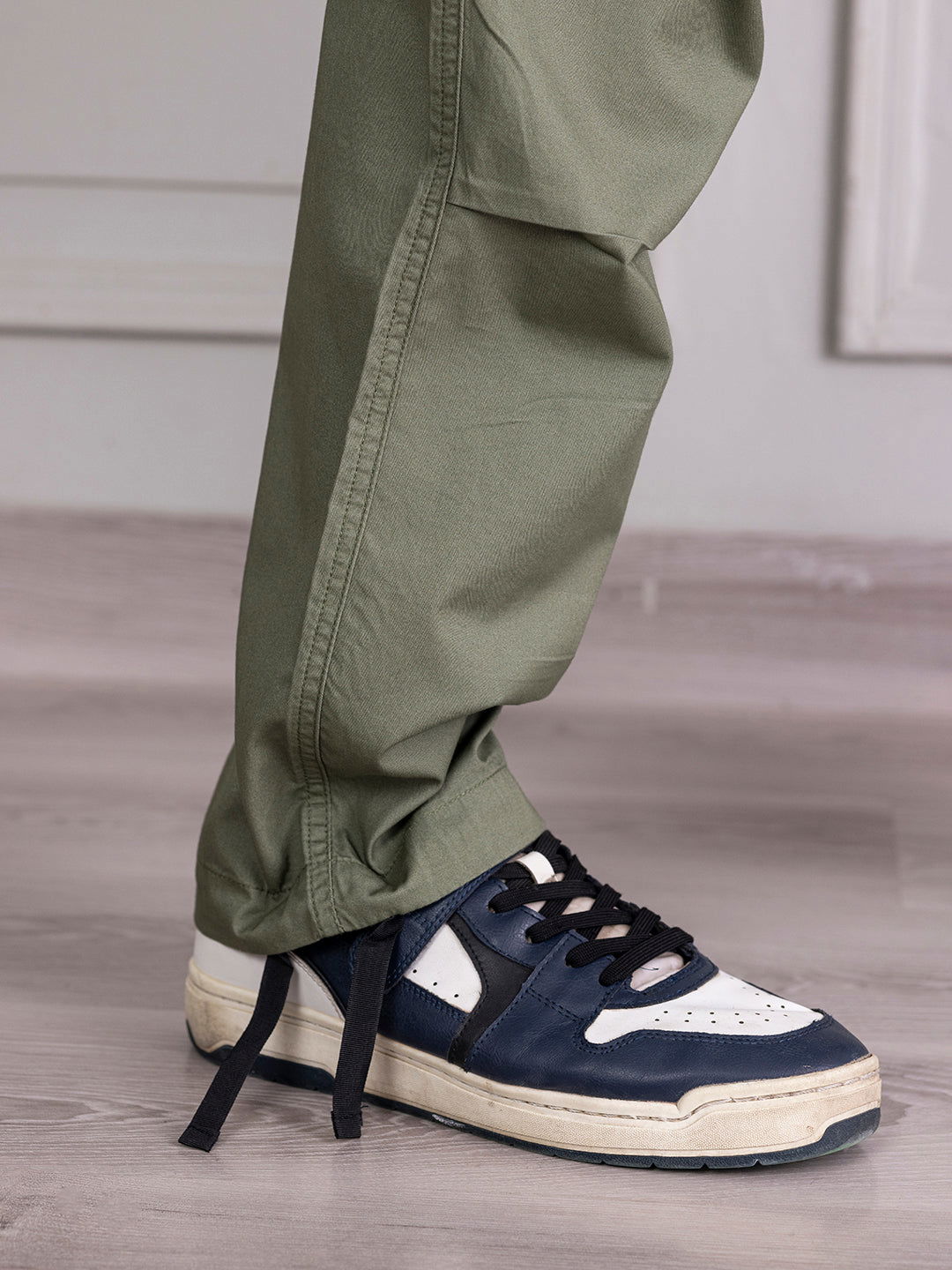 BAGGY OLIVE GREEN CARGO - St.Jones