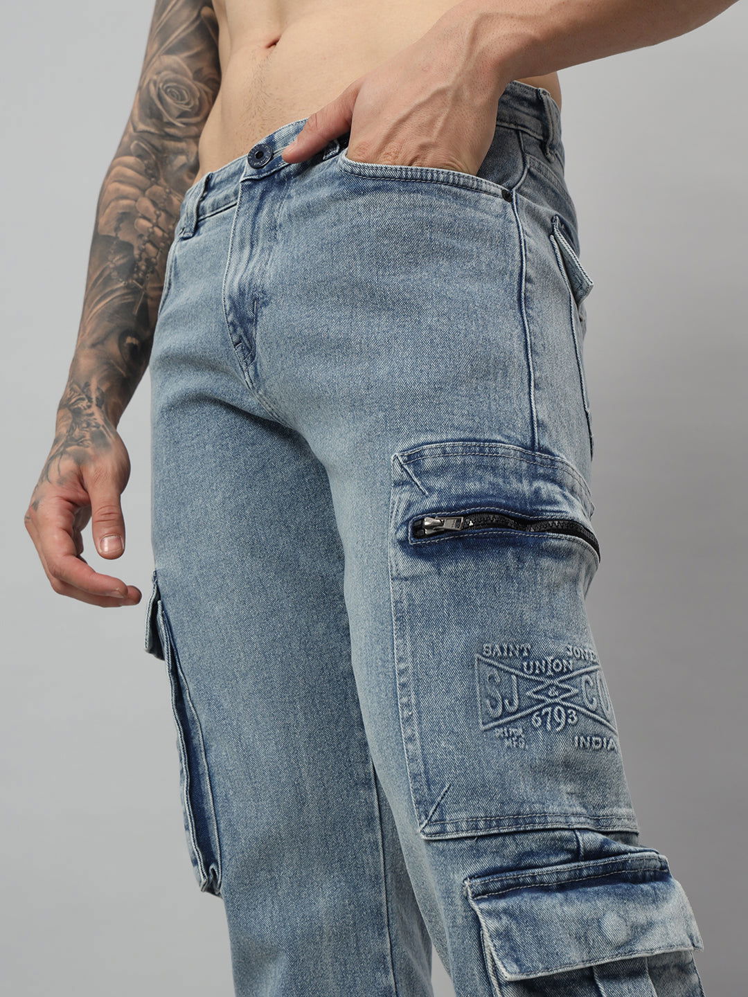 BAGGY UTILITY JEANS - St.Jones