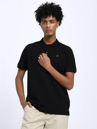 Men's Black Polo T-Shirt