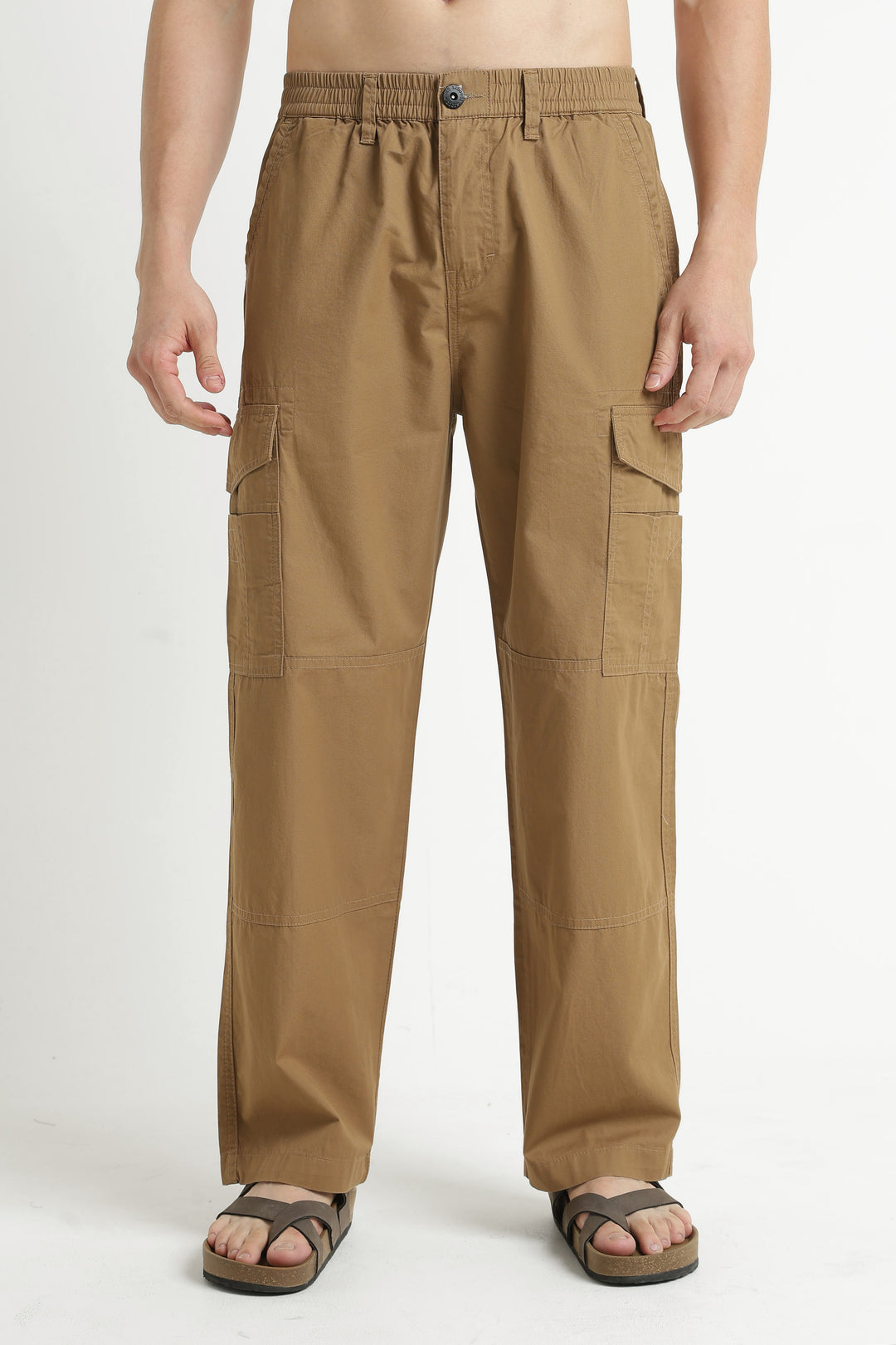 Men’s Brown Casual Cargo Pant