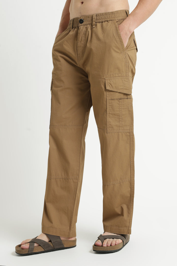 Men’s Brown Casual Cargo Pant