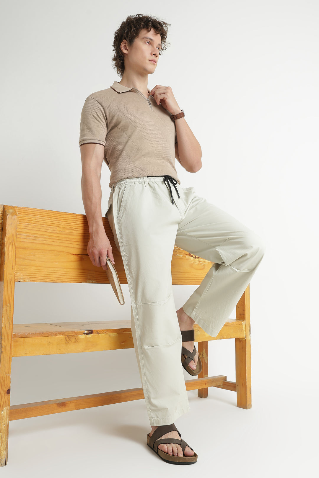 Men’s Off White Everyday Pants