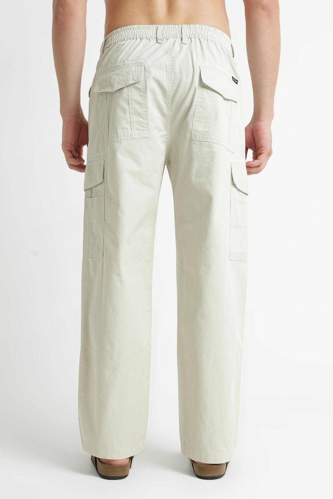 Men’s Off White Casual Cargo Pant