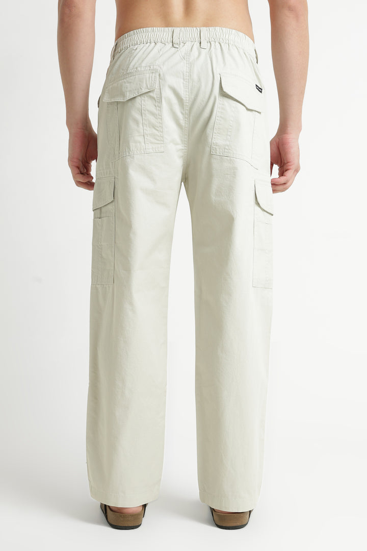 Men’s Off White Casual Cargo Pant