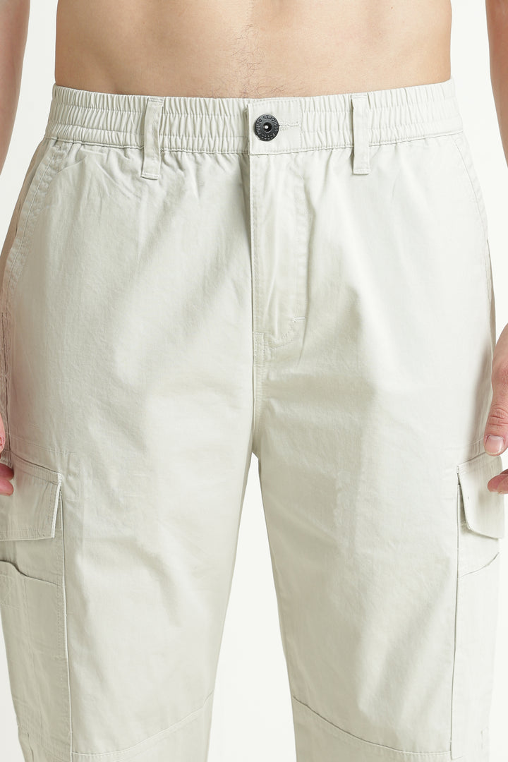 Men’s Off White Casual Cargo Pant