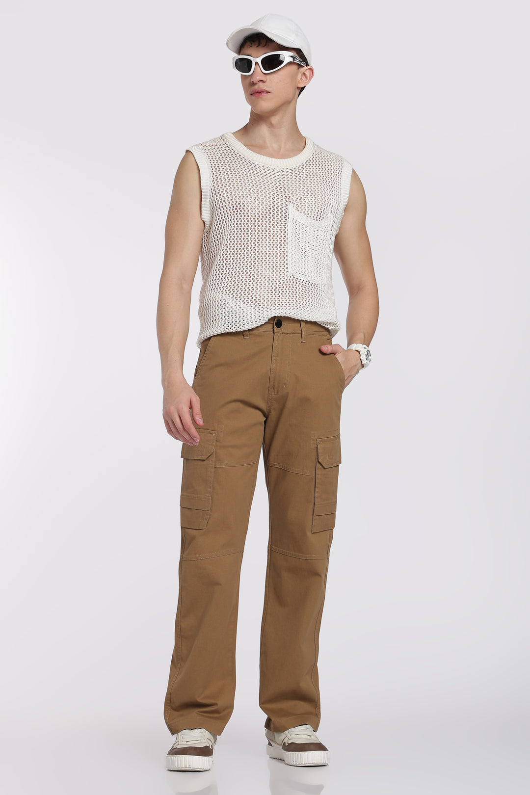 Men's Field Khaki Casual Cargo Pant