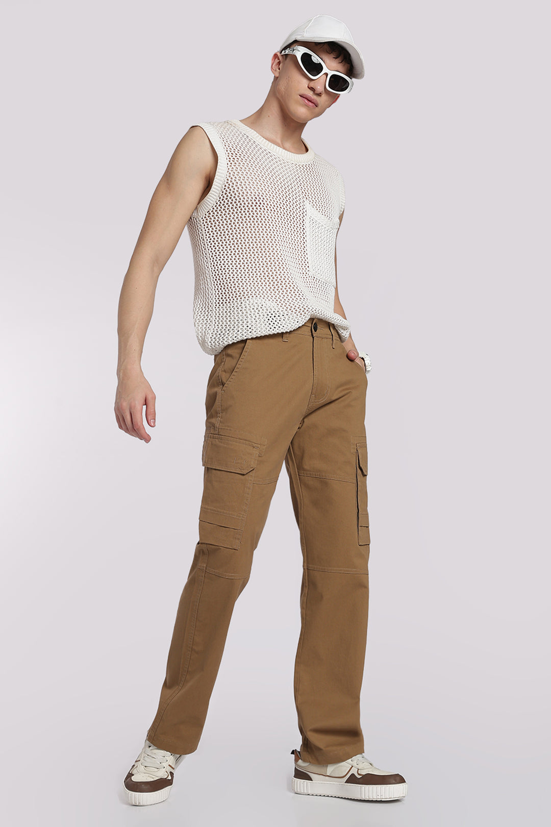 Men's Field Khaki Casual Cargo Pant