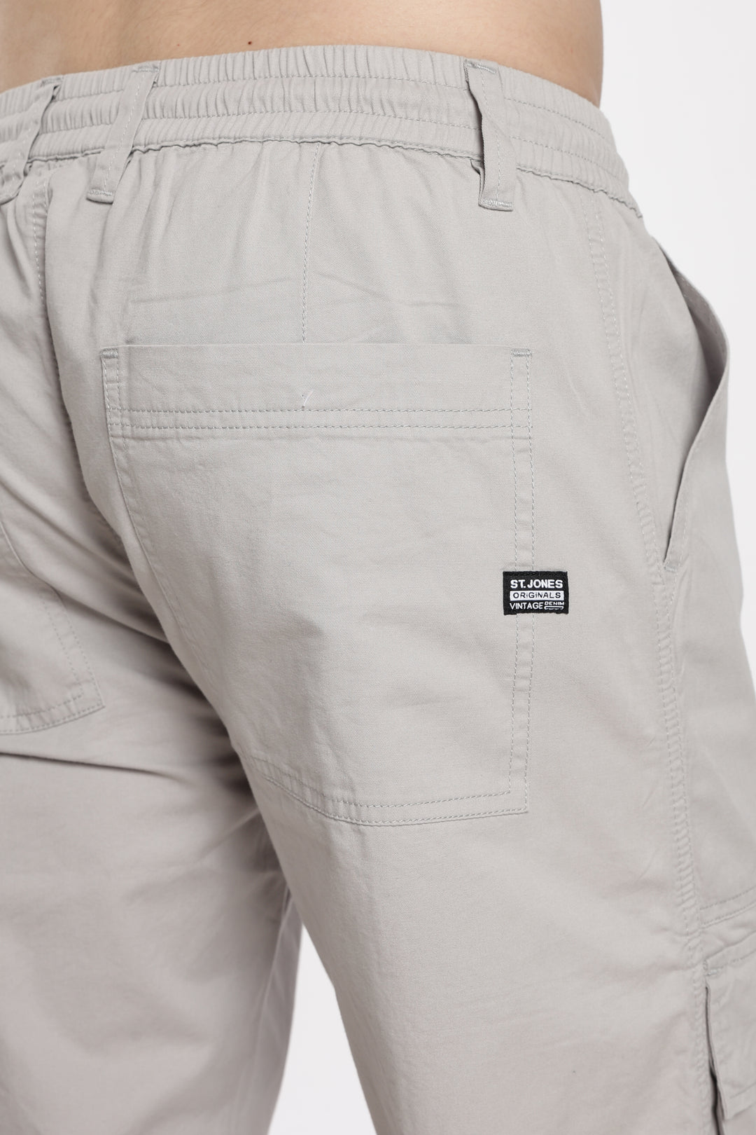 Men's Heritage Snap grey baggy cargo