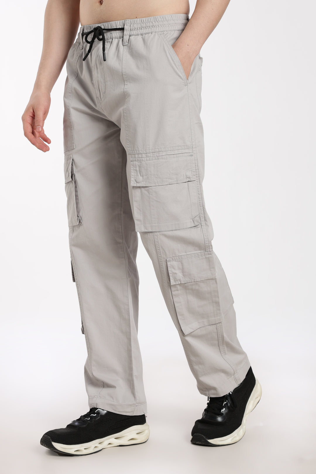 Men's Heritage Snap grey baggy cargo