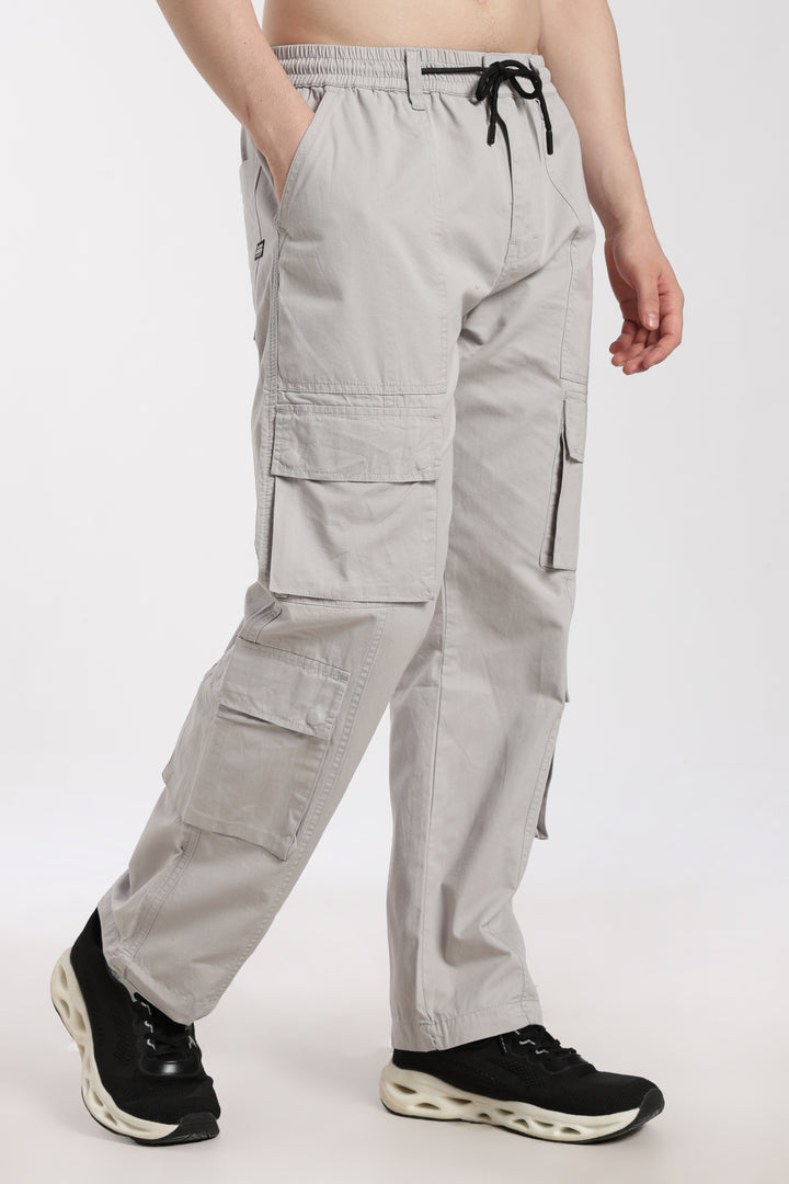 Men's Heritage Snap grey baggy cargo