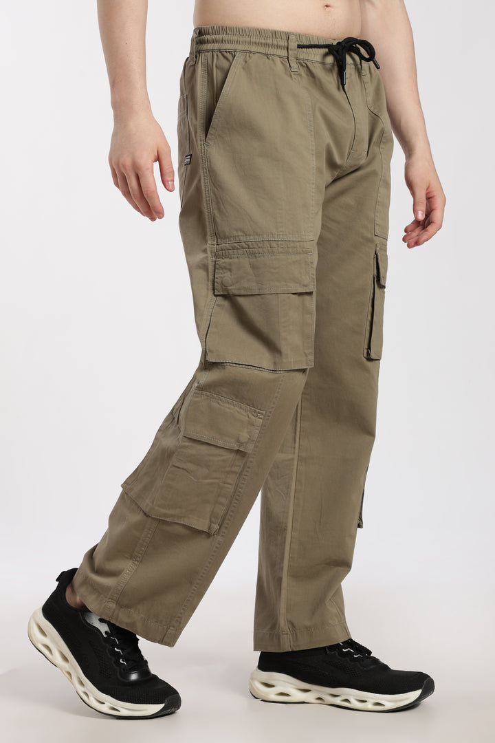 Men's Heritage Snap olive green baggy cargo