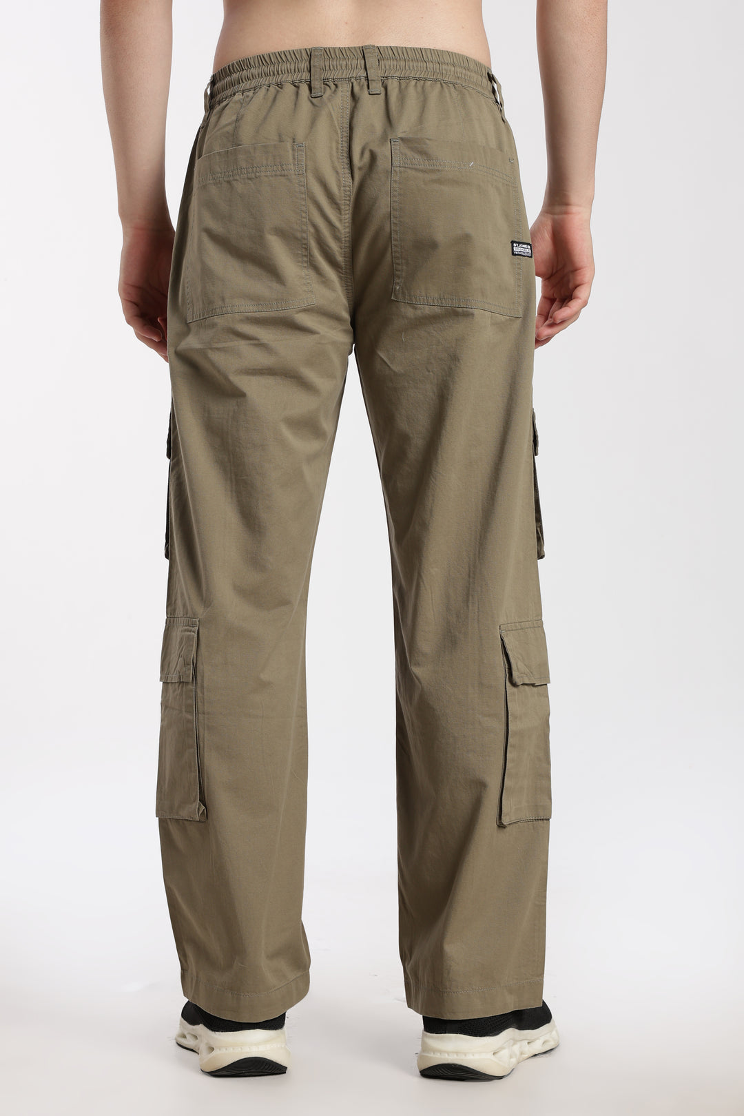 Men's Heritage Snap olive green baggy cargo