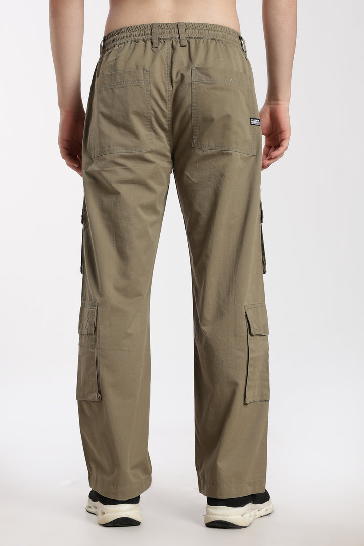 Men's Heritage Snap olive green baggy cargo