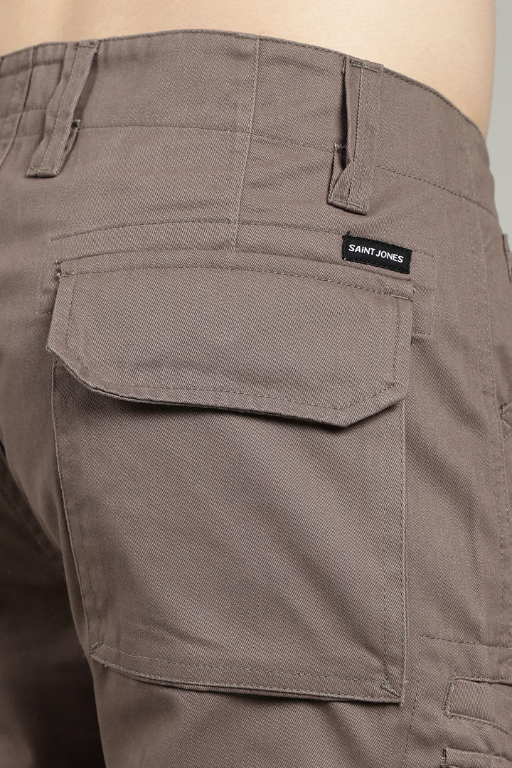 Men’s light brown Multi-Pocket Cargo Pant