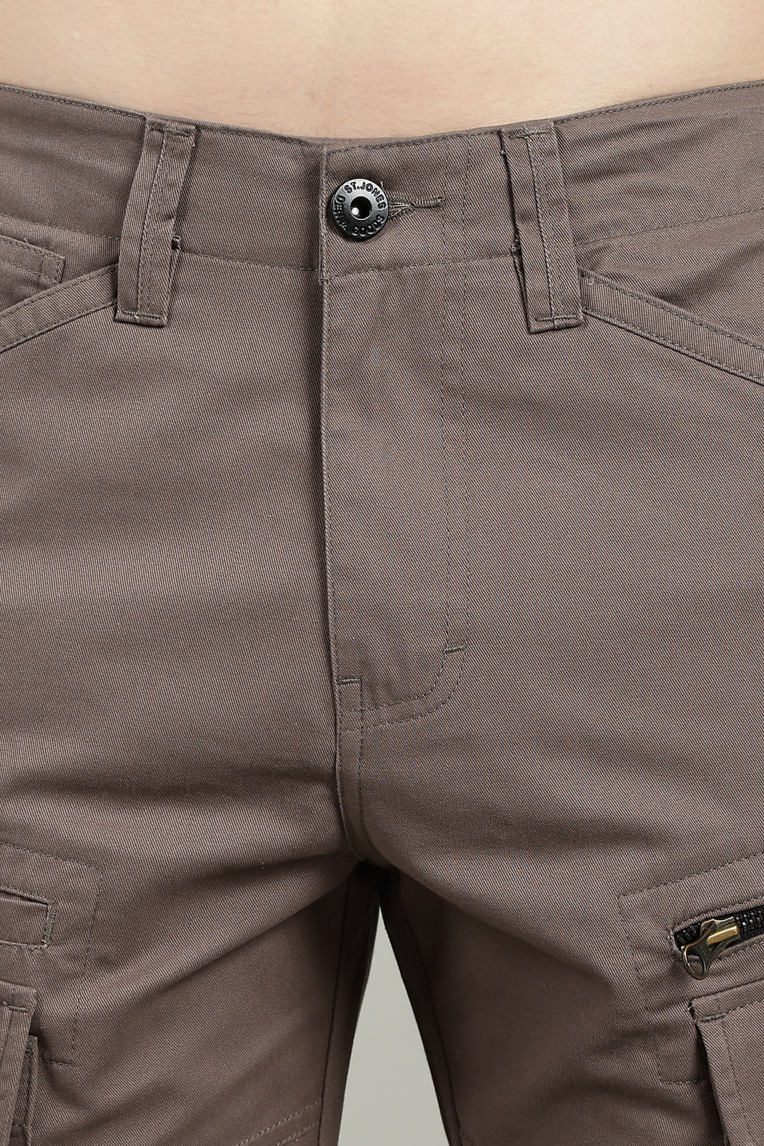 Men’s light brown Multi-Pocket Cargo Pant