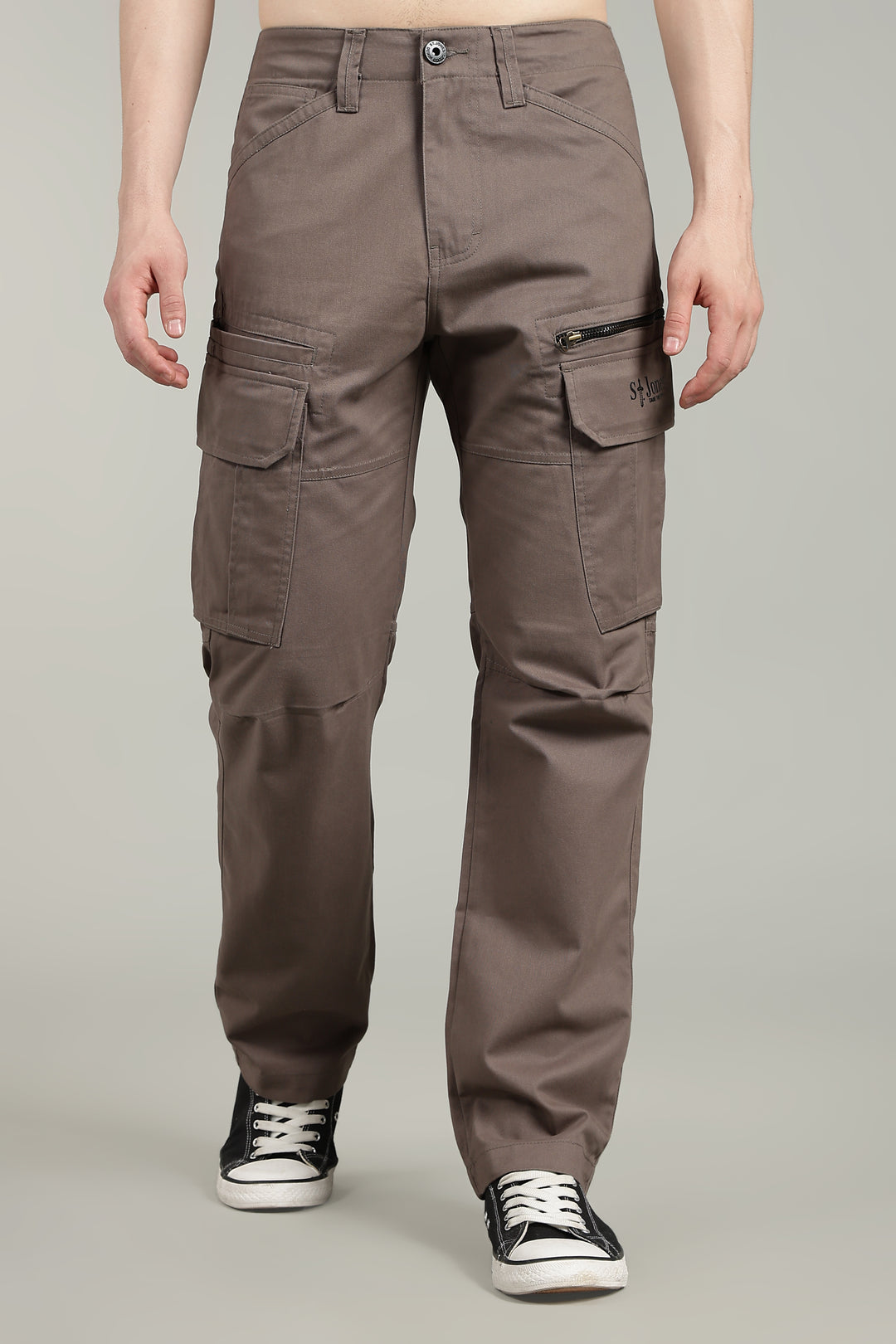 Men’s light brown Multi-Pocket Cargo Pant
