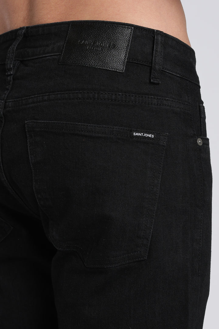 Men’s Classic Black Straight Jeans