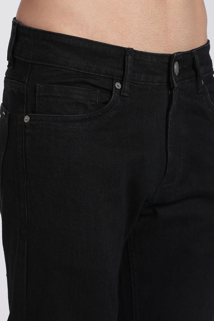 Men’s Classic Black Straight Jeans