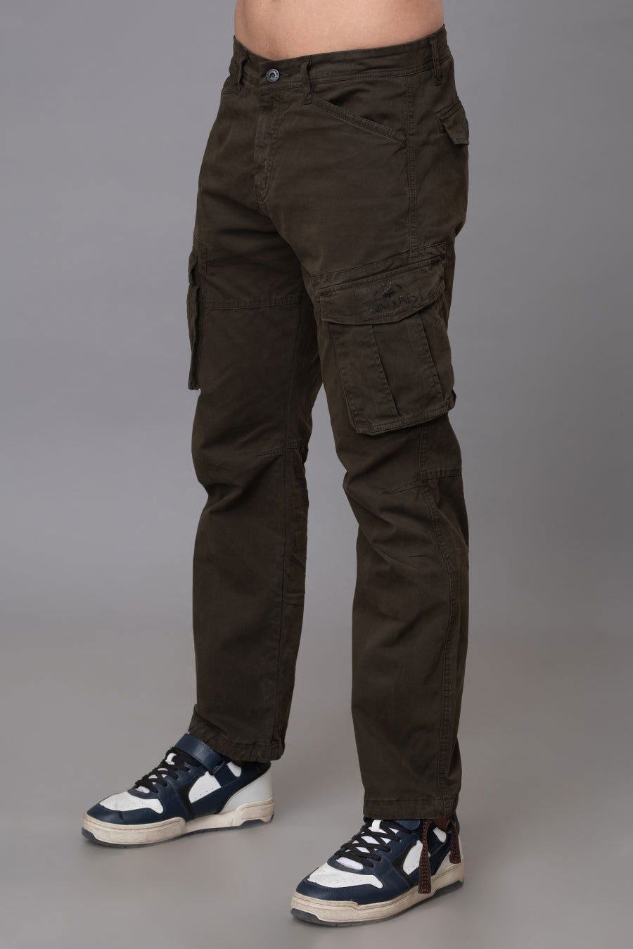 BROWN COTTON CARGO 6 POCKETS - St.Jones