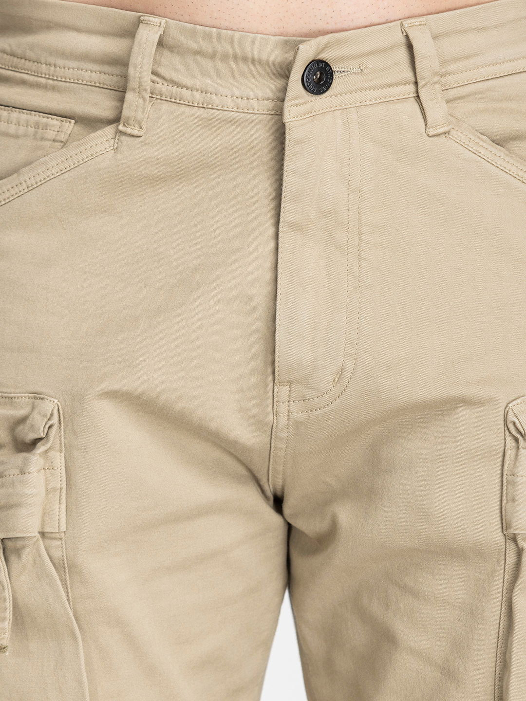 Baggy Utility Pants-10 pockets Beige - St.Jones