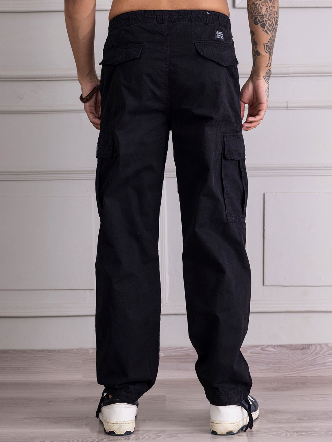 Baggy utility cargo black - St.Jones