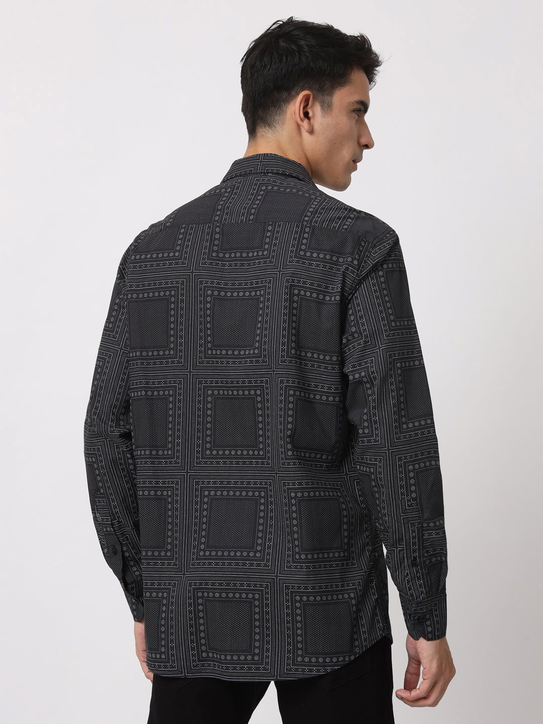 Black print shirt - St.Jones