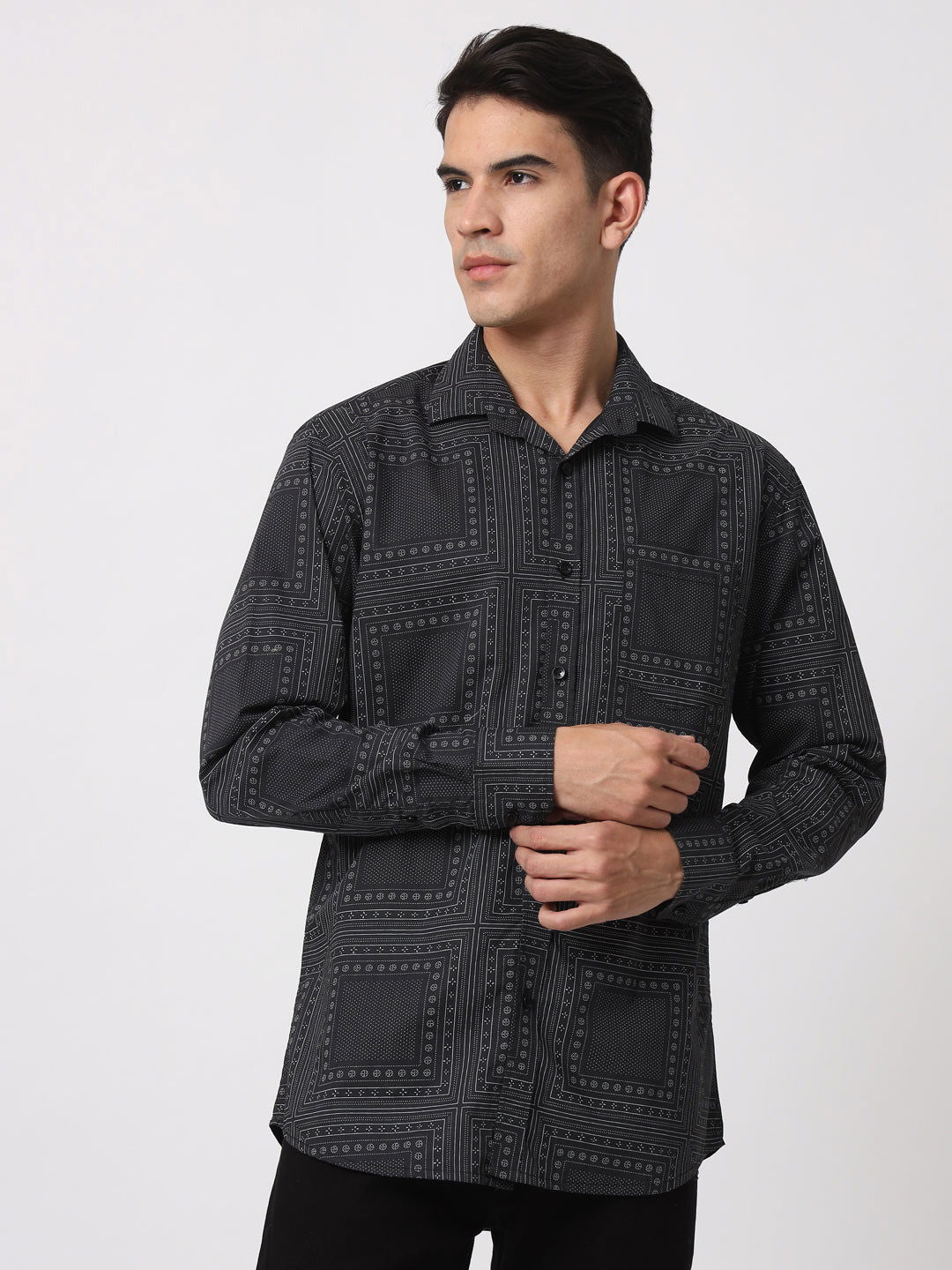 Black print shirt - St.Jones