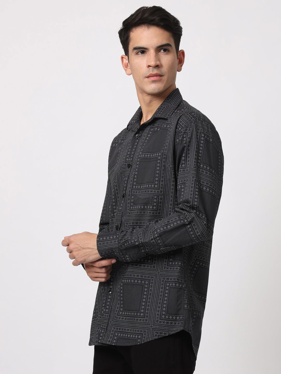 Black print shirt - St.Jones