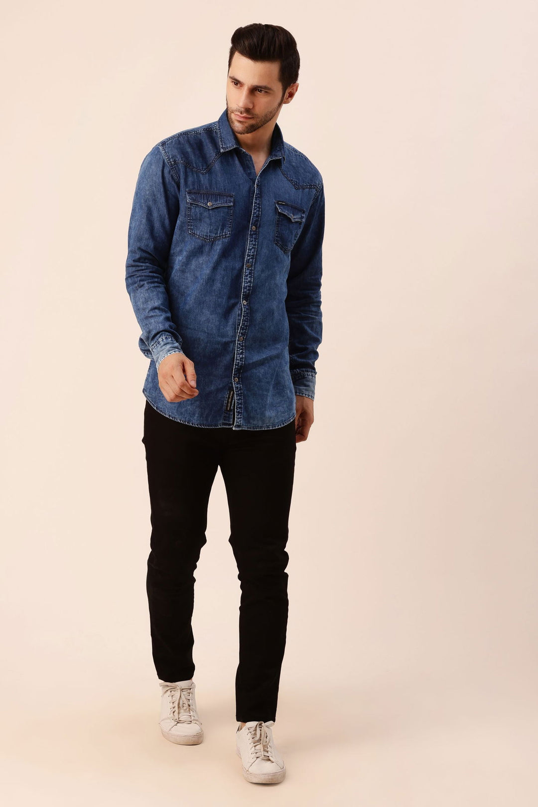 Blue denim shirt - St.Jones