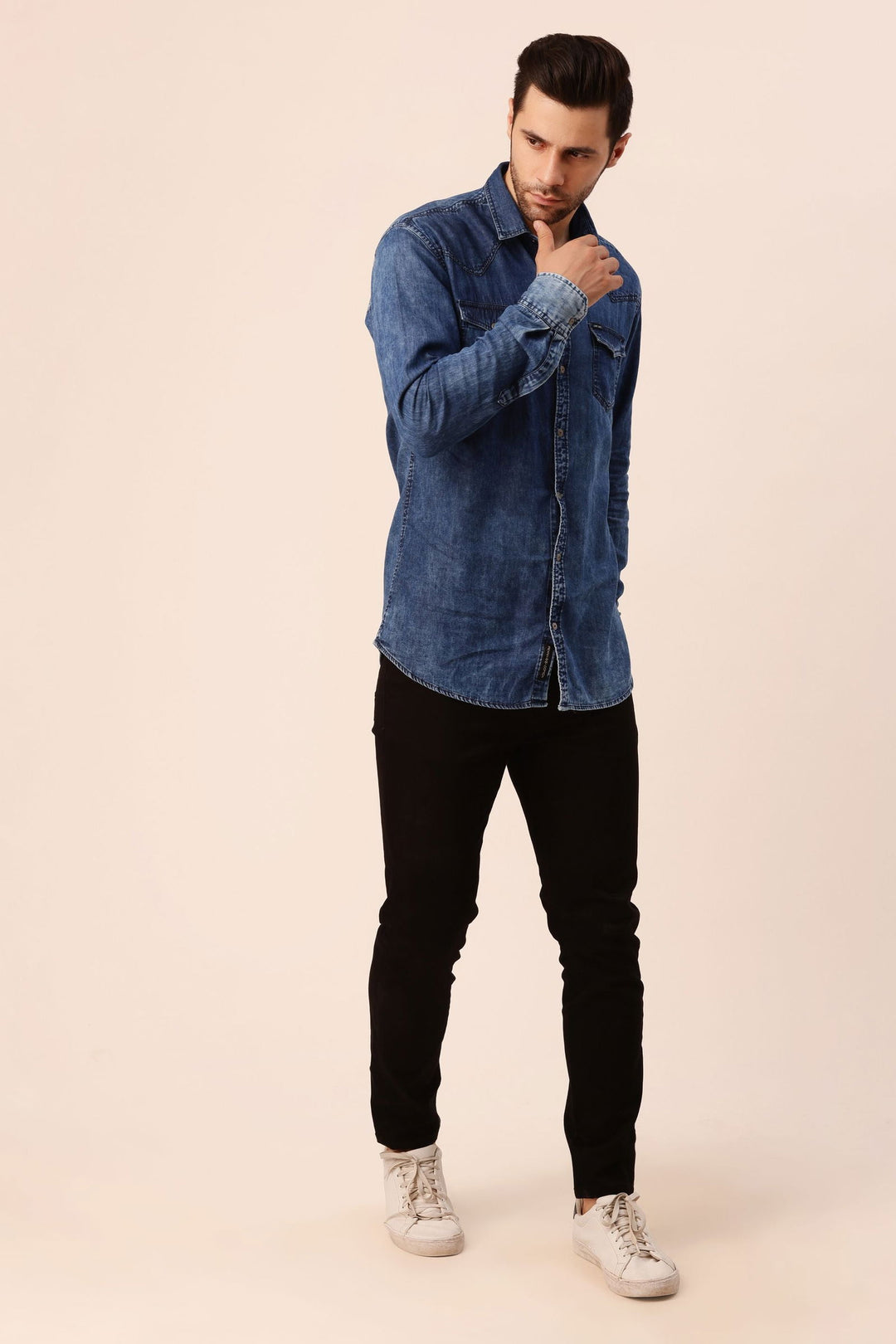 Blue denim shirt - St.Jones