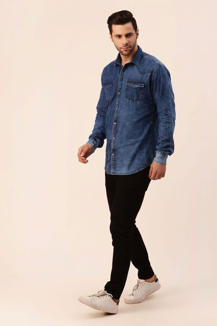 Blue denim shirt - St.Jones