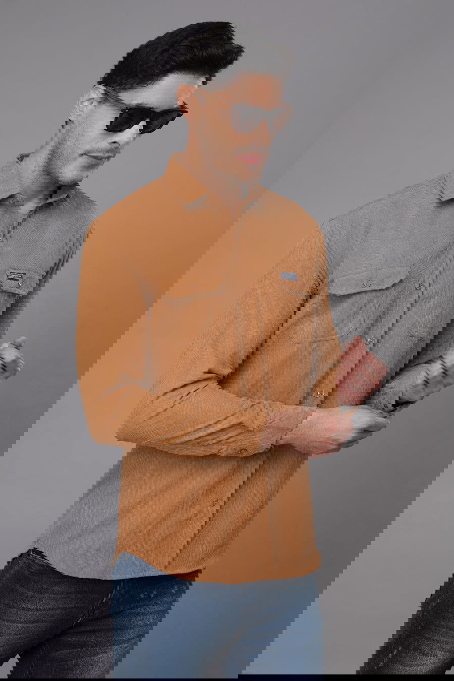 Brown corduroy shirt – St.Jones