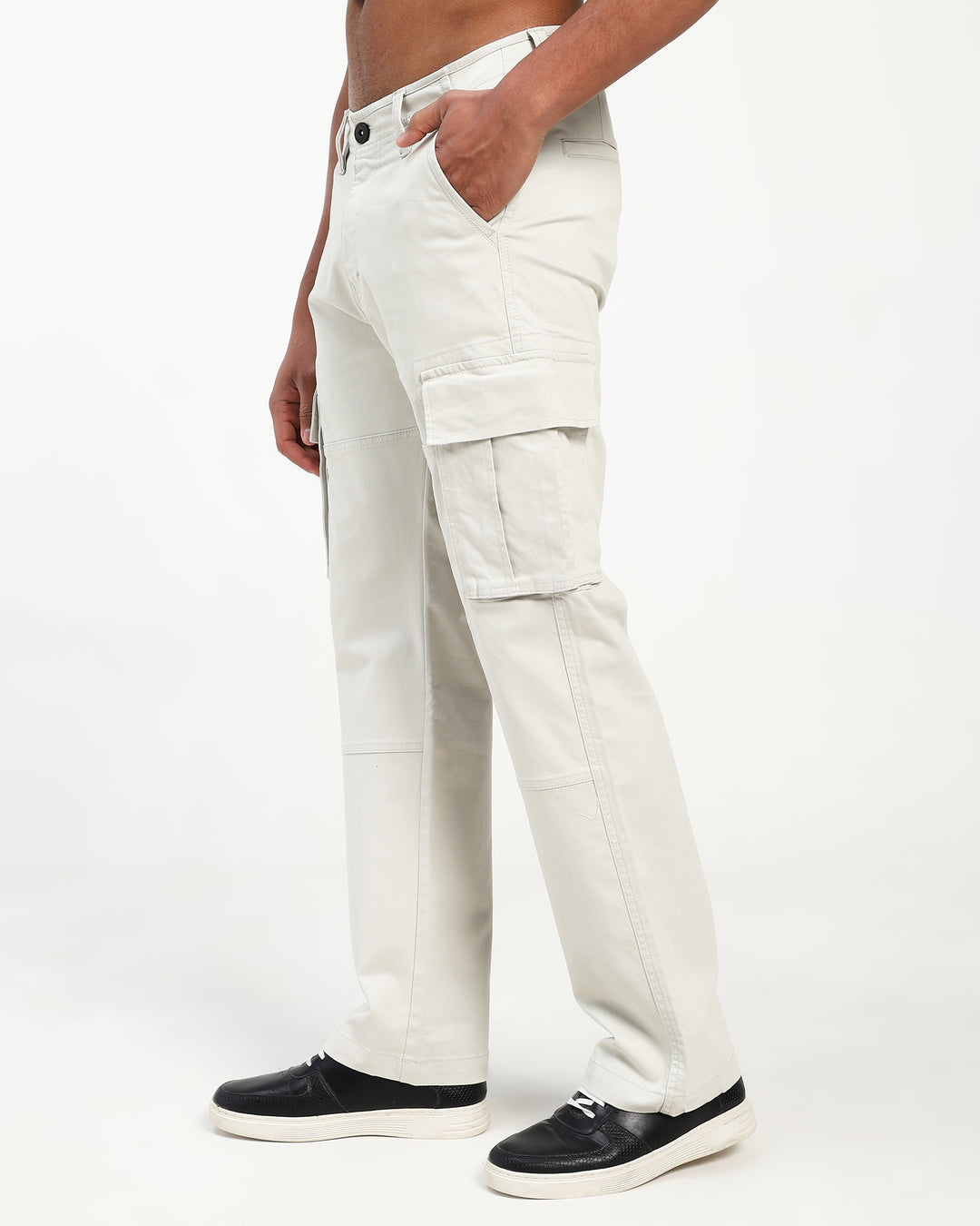 Men’s Classic Cargo Pant in Cream