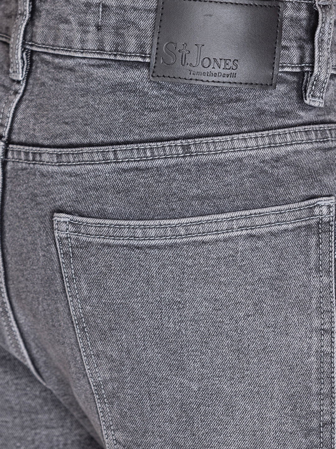 CARGO DENIMS-CHARCOAL GREY - St.Jones