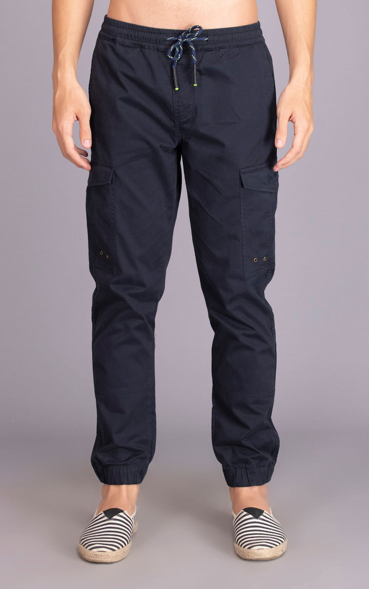 CARGO JOGGERS-DARK BLUE - St.Jones