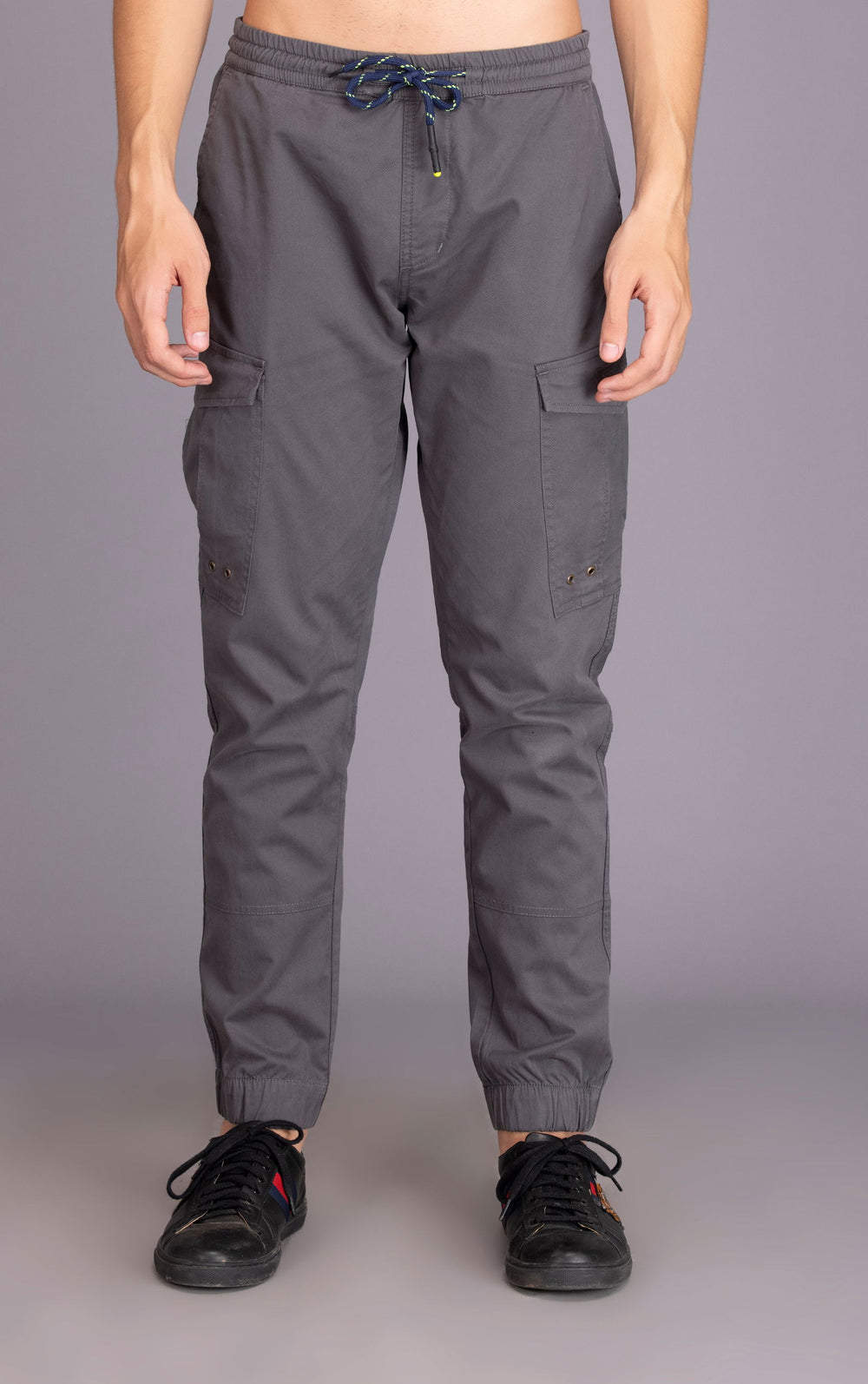 CARGO JOGGERS-DARK GREY - St.Jones