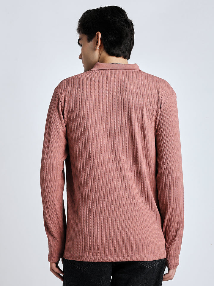 Saint jones front chain zipper T-shirt