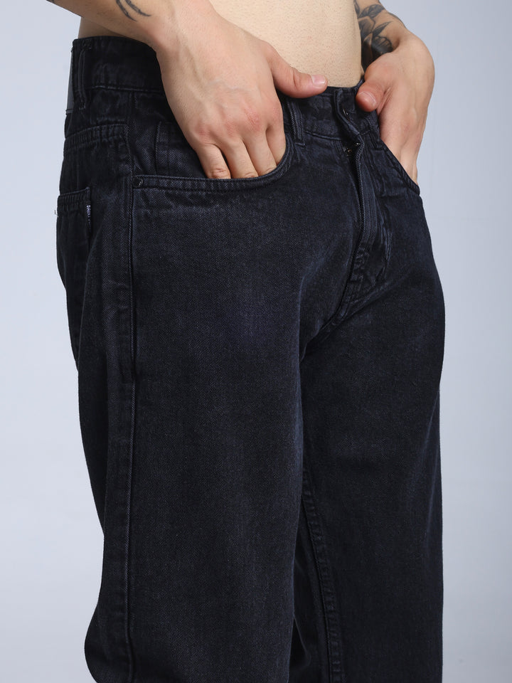 Men's Grey black acru wash jeans