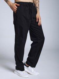 Black loose fit joggs